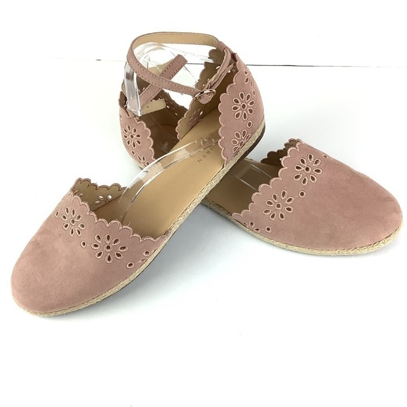LC LAUREN CONRAD PINK FLAT ESPADRILLES - Picture 3 of 8